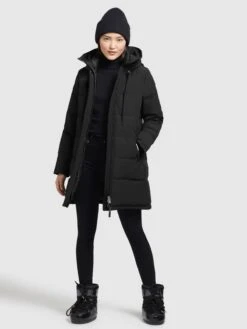 Khujo Manteaux Courts Manteau D’hiver Mats Femme Noir -Khujo 00788c5730565ebfe8ef681214726148