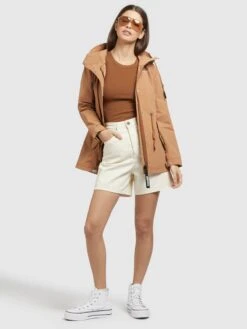 Khujo Vestes De Mi-saison Veste Mi-saison CAIMA Femme Beige 12 Khujo Vestes De Mi-saison Veste Mi-saison CAIMA Femme Beige -Khujo 01f5efb51634543f0f8570c760c3ec08