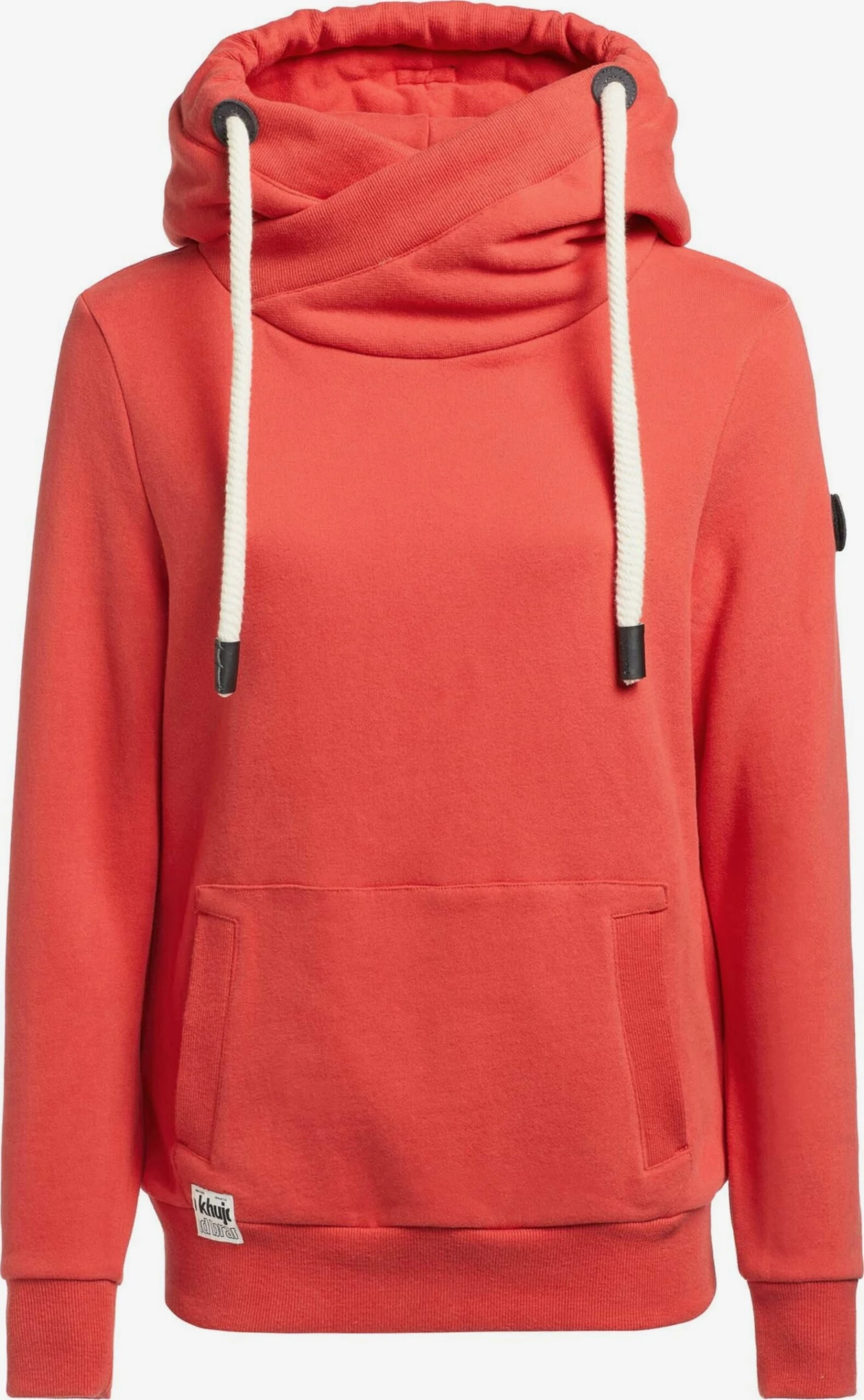 Khujo Sweats à Capuche Sweat-shirt Rhabea Femme Rouge Orangé