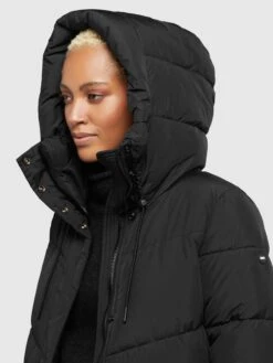 Khujo Manteaux Dhiver Manteau D’hiver Shimanta 2 Femme Noir -Khujo 04523f2bbef50106c2f5c30fccea3249