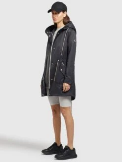 Khujo Parkas Parka Mi-saison ONDA2 Femme Gris Foncé -Khujo 07fea15eaa74cc790011ff7468064ae9