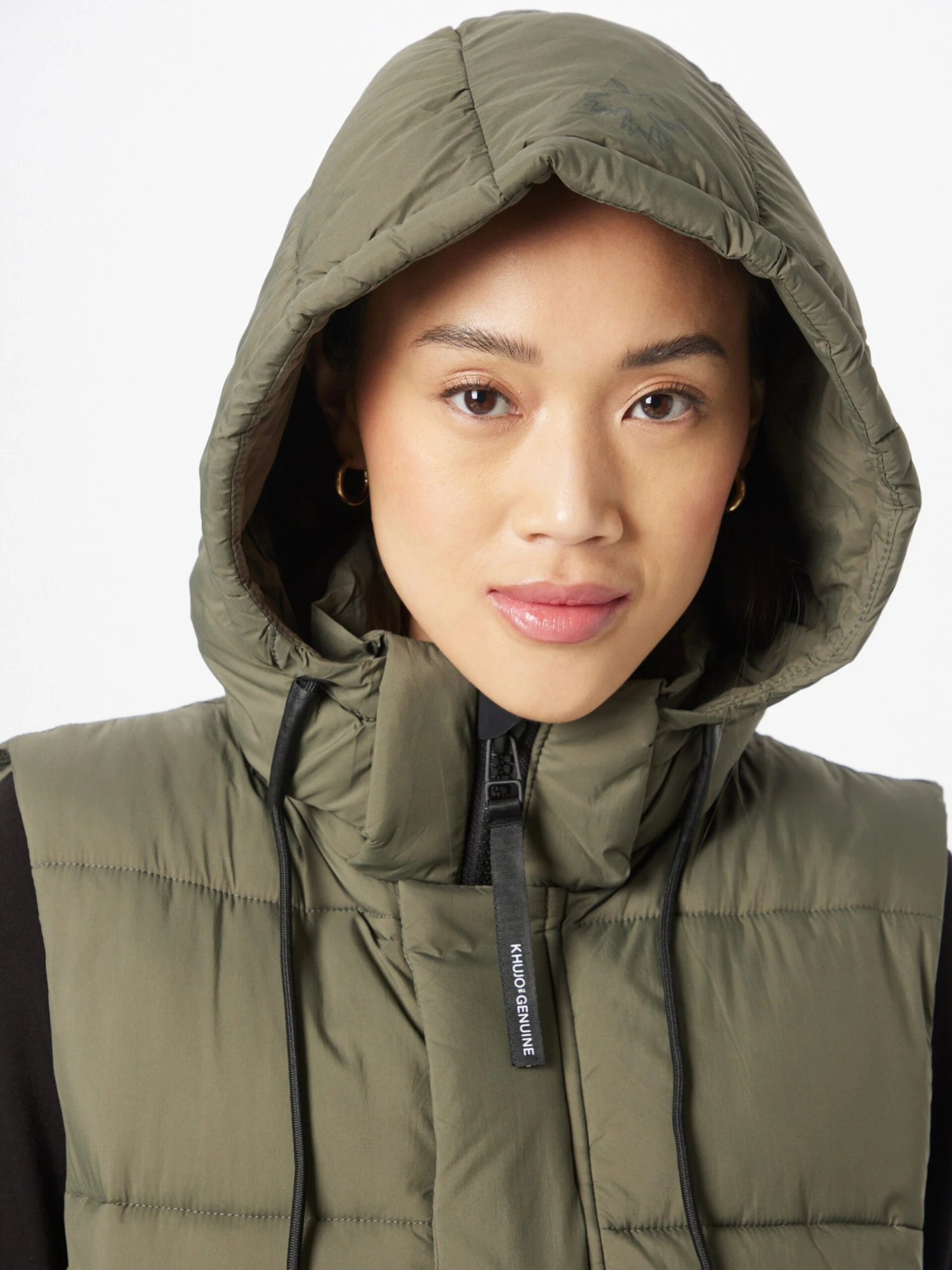 Khujo Vestes Sans Manches Gilet Tourin Femme Kaki 7 Khujo Vestes Sans Manches Gilet Tourin Femme Kaki – Image 5