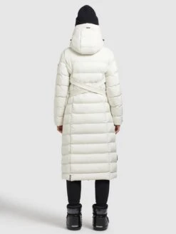 Khujo Manteaux Dhiver Manteau D’hiver OLALLA MATT Femme Blanc Cassé -Khujo 0a041f4f1a325de8fd094b2dbdc09124