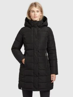 Khujo Manteaux Dhiver Manteau D’hiver Delinas Femme Noir -Khujo 0a8d7b3188a53fb815299843cc8eaf18