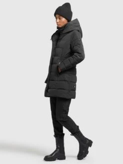 Khujo Manteaux Courts Manteau D’hiver Floyt Femme Noir -Khujo 0c24c16747b590502f0a9bdc62a14ad0