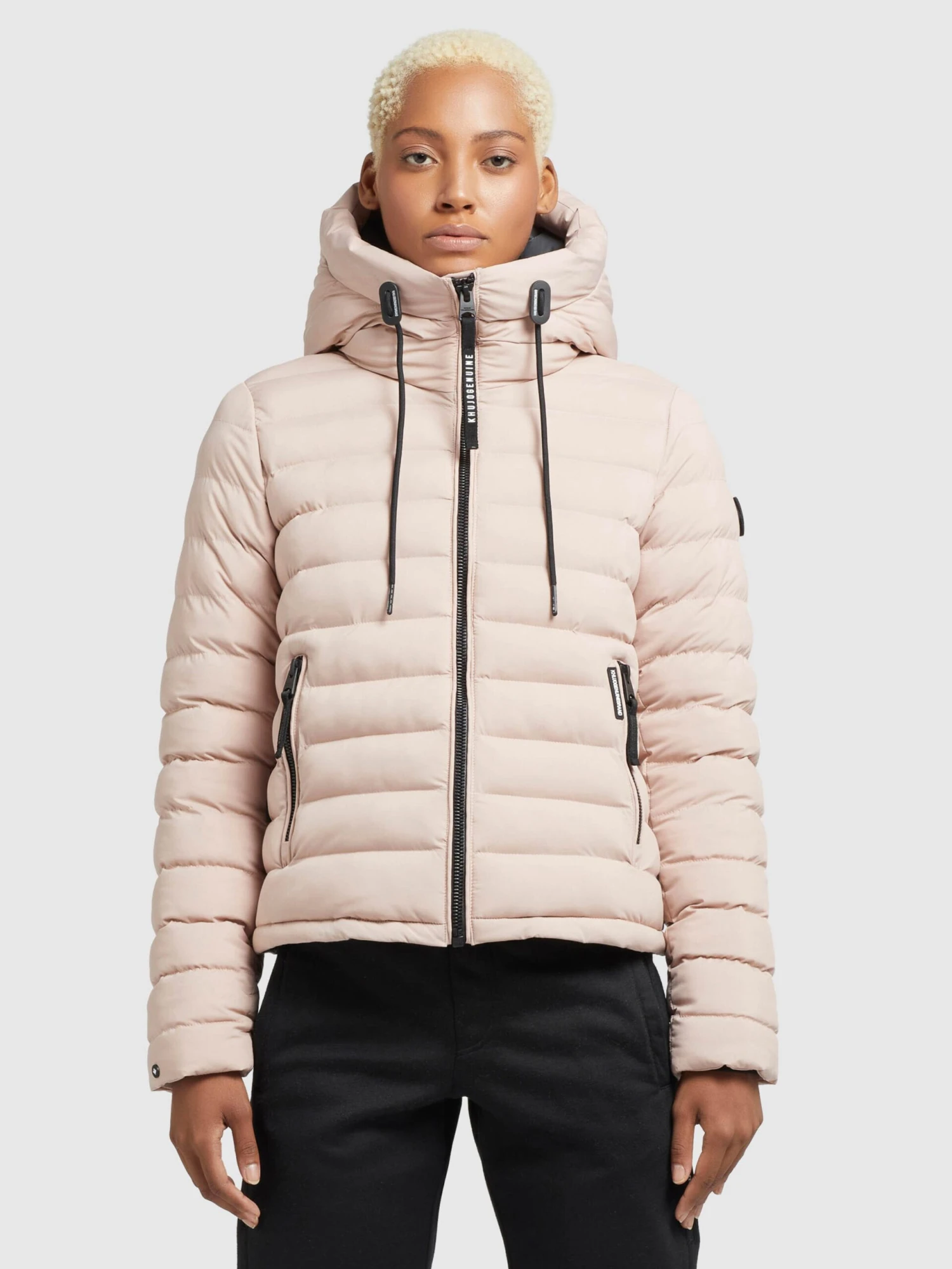 Khujo Vestes De Mi-saison Veste Mi-saison Lovina Femme Poudre 4 Khujo Vestes De Mi-saison Veste Mi-saison Lovina Femme Poudre – Image 2