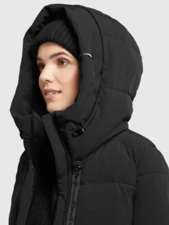Khujo Manteaux Courts Manteau D’hiver Wente Femme Noir -Khujo 107b10deef56333ffcc4ea0a177ca73e