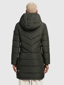 Khujo Manteaux Courts Manteau D’hiver Cups Femme Vert Foncé -Khujo 12055a8d72167813f1097f556c6fc111