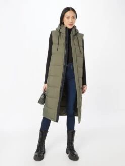 Khujo Vestes Sans Manches Gilet Tourin Femme Kaki 10 Khujo Vestes Sans Manches Gilet Tourin Femme Kaki -Khujo 120ff3938ba582a817f581d23d533d69