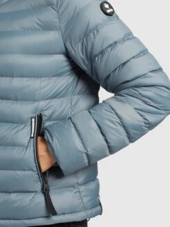 Khujo Vestes De Mi-saison Veste Mi-saison Lovina Femme Bleu-gris -Khujo 133b7bf3e92c98f826d3c77785609346