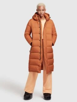 Khujo Manteaux Dhiver Manteau D’hiver Corinna Femme Cognac -Khujo 16f5a5fb8ffa57d3c350bda8780115f6