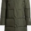 Khujo Manteaux Dhiver Manteau D’hiver Soulani2 Femme Vert Foncé