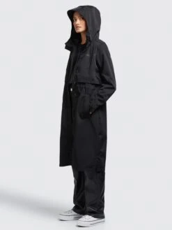 Khujo Manteaux De Mi-saison Manteau Mi-saison Jomana Femme Noir -Khujo 1996dd935bb0b57a62bb3c9a16b1b210