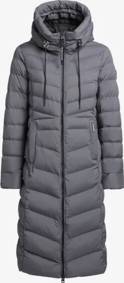 Khujo Manteaux Dhiver Manteau D’hiver Ingram Femme Anthracite