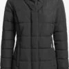 Khujo Manteaux Courts Manteau D’hiver Floyt Femme Noir