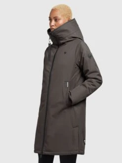 Khujo Manteaux De Mi-saison Manteau Mi-saison LISAD Femme Gris Foncé 13 Khujo Manteaux De Mi-saison Manteau Mi-saison LISAD Femme Gris Foncé -Khujo 1c99d8c5d0faddac8733ac7c5e72ed09