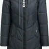 Khujo Manteaux Dhiver Manteau D’hiver Aribay Femme Bleu Nuit