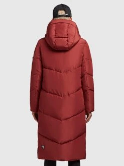 Khujo Manteaux De Mi-saison Manteau Mi-saison Femme Rouge Foncé -Khujo 1fbf2159c3abeb4a82184026c8c500b4