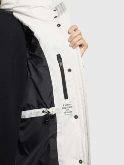 Khujo Manteaux Dhiver Manteau D’hiver Elvita Femme Blanc Cassé -Khujo 1fe911027b206df7db356fe800c3a91a