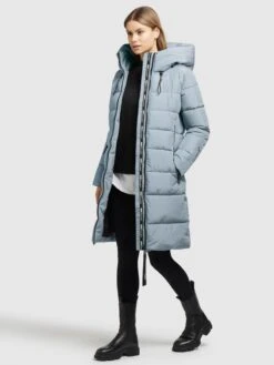 Khujo Manteaux Dhiver Manteau D’hiver Jilias Femme Opal -Khujo 2060df590d3850ff9f3d436ec642963d