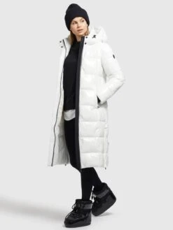 Khujo Manteaux Dhiver Manteau D’hiver Tonka Femme Blanc Cassé -Khujo 2062e1424468e764131f80bac4c9b305