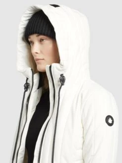 Khujo Vestes Dhiver Veste D’hiver Femme Blanc -Khujo 25402c0905b52153fc9c2b1910133196