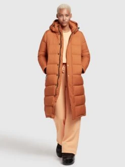 Khujo Manteaux Dhiver Manteau D’hiver Corinna Femme Cognac -Khujo 26639f8fd63964382655debe3a6d5880