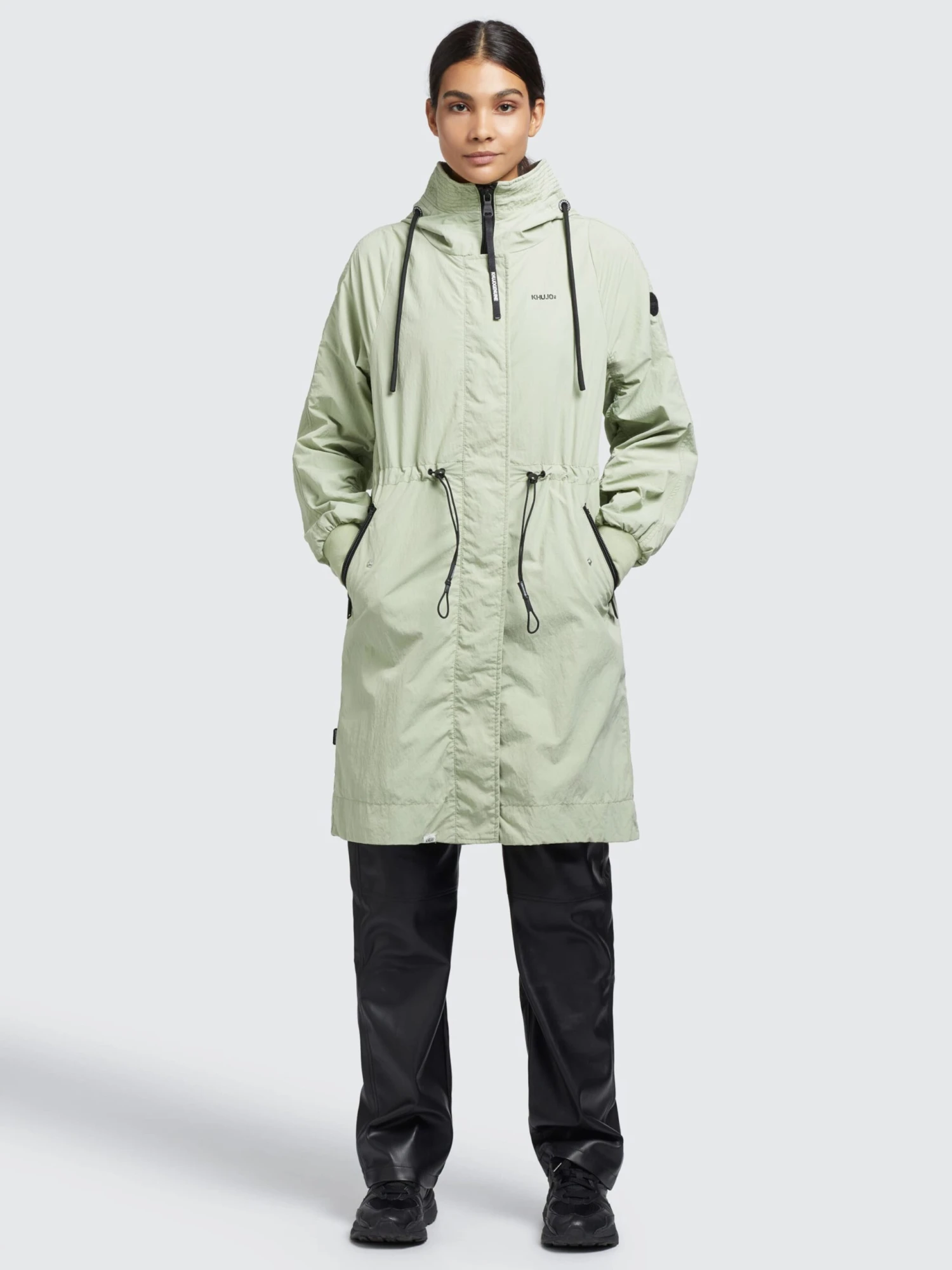 Khujo Manteaux De Mi-saison Manteau Mi-saison Silica Femme Vert Pastel 5 Khujo Manteaux De Mi-saison Manteau Mi-saison Silica Femme Vert Pastel – Image 3