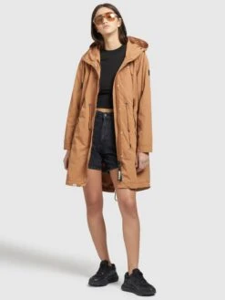 Khujo Vestes De Mi-saison Veste Mi-saison ADDA Femme Beige -Khujo 2720215d651546fd99ad29d8878bd964