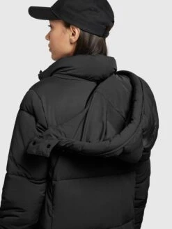 Khujo Manteaux De Mi-saison Manteau Mi-saison Melona Femme Noir -Khujo 2c4d6e2118bce40f8b5339f8ca427029