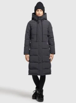 Khujo Manteaux Dhiver Manteau D’hiver Rugg Femme Graphite -Khujo 2ce8372ee1ebb15f95df96e671f8de18