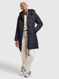 Khujo Manteaux Courts Manteau D’hiver Cups Femme Marine -Khujo 2db0f3d2e7b5d2ff5b1b51371e23d7ba