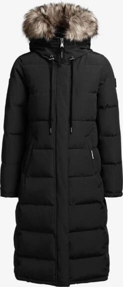 Khujo Manteaux Dhiver Manteau D’hiver LOLL Femme Noir