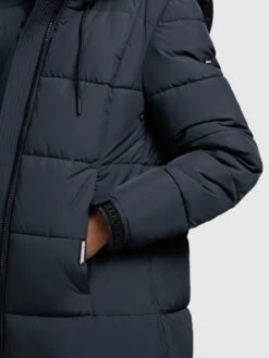 Khujo Manteaux Dhiver Manteau D’hiver Deria Femme Bleu Foncé -Khujo 2f19ed01b445d0c692fff6fb23217f28