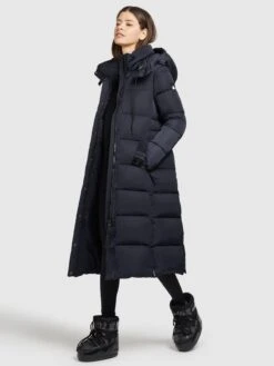 Khujo Manteaux Dhiver Manteau D’hiver Femme Bleu Nuit -Khujo 2f482c84d61f851a45c4a59225c51b87