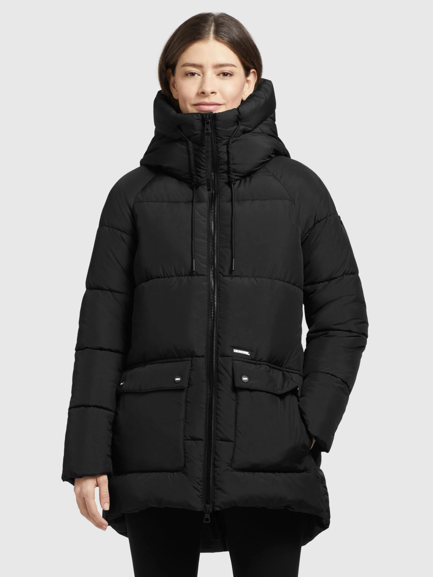 Khujo Vestes De Mi-saison Veste Mi-saison Pheobe Femme Noir 4 Khujo Vestes De Mi-saison Veste Mi-saison Pheobe Femme Noir – Image 2