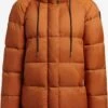 Khujo Vestes Dhiver Veste D’hiver Franee Femme Orange Foncé
