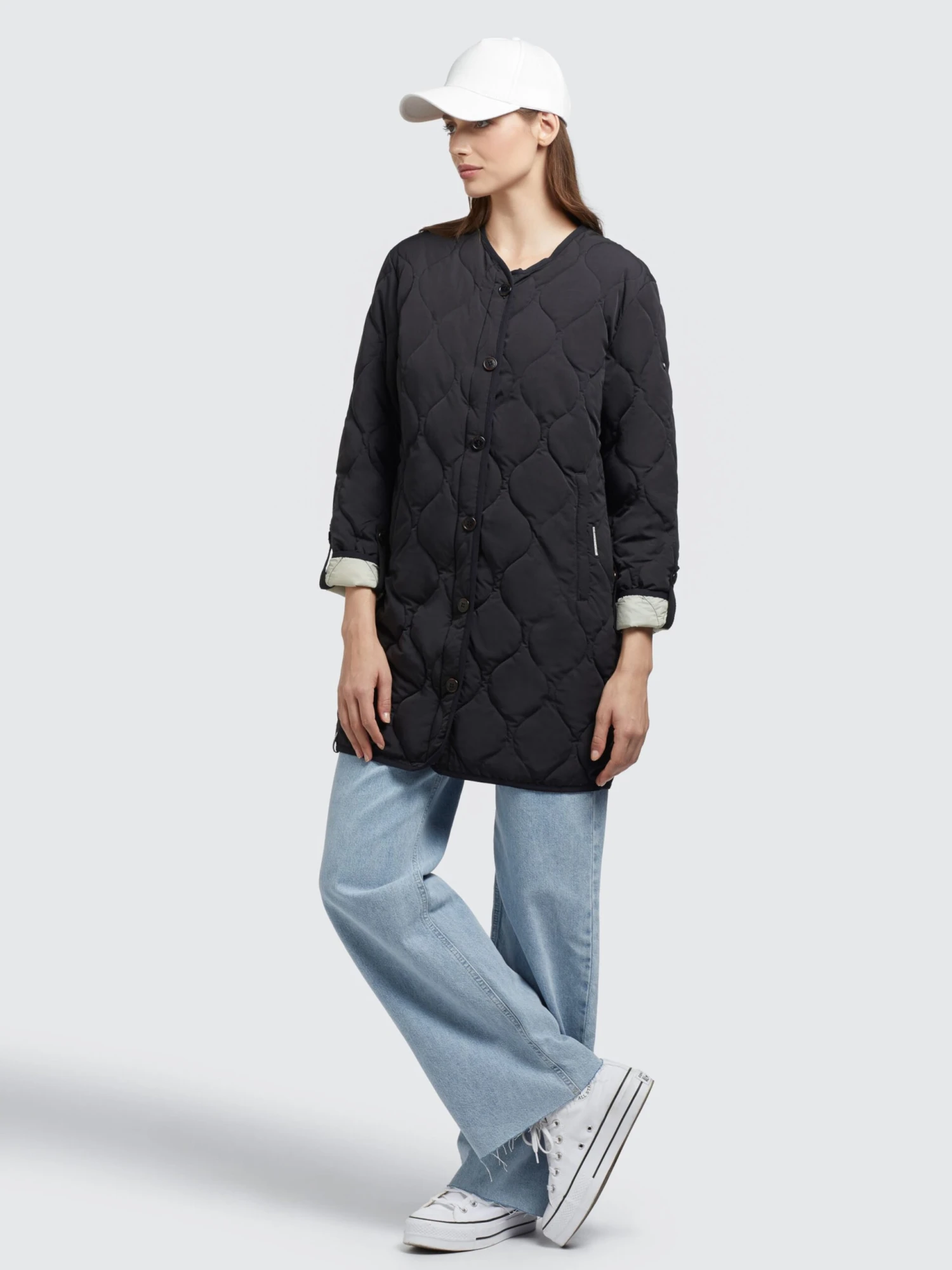 Khujo Manteaux De Mi-saison Manteau Mi-saison SIRA Femme Noir 5 Khujo Manteaux De Mi-saison Manteau Mi-saison SIRA Femme Noir – Image 3