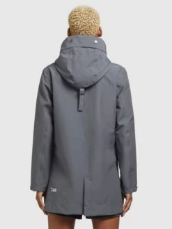 Khujo Manteaux De Mi-saison Manteau Mi-saison Artisa Femme Gris Fumé -Khujo 3534e3b499e4e210755014a9ea4c91d2