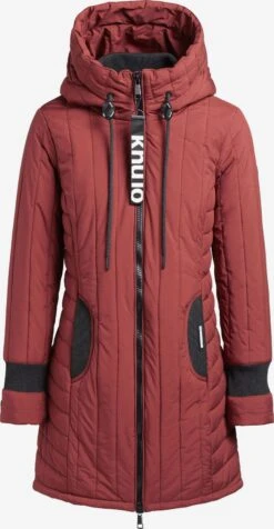 Khujo Vestes Dhiver Veste D’hiver Jerry Femme Rouge Rouille