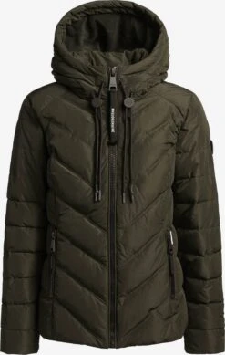 Khujo Vestes De Mi-saison Veste Mi-saison Stern Femme Kaki