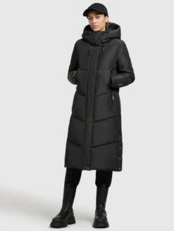 Khujo Manteaux De Mi-saison Manteau Mi-saison Sonje3 Femme Noir -Khujo 3a8e6ada2a64ca192847fa385896086d