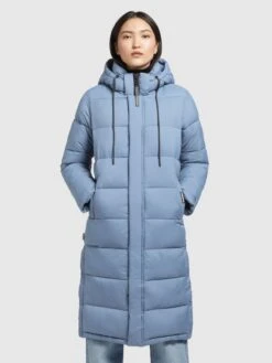 Khujo Manteaux Dhiver Manteau D’hiver Julina Femme Bleu Clair -Khujo 3ad5a9136bbdf2490e0e4a4249fab86c
