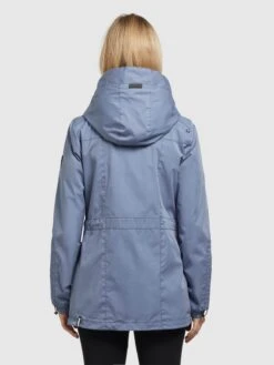 Khujo Parkas Parka Mi-saison ELST Femme Bleu -Khujo 3bd8c30c627e6389fedd0ec5ee4c1ebb