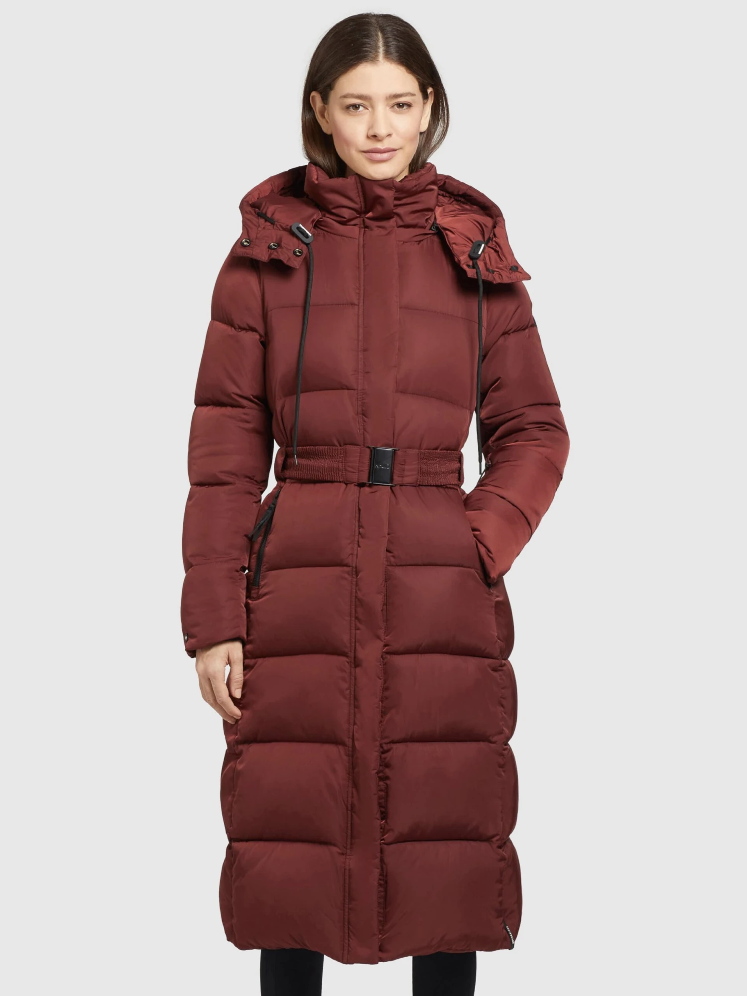 Khujo Manteaux Dhiver Manteau D’hiver HAZELLE Femme Rouge Rouille 4 Khujo Manteaux Dhiver Manteau D’hiver HAZELLE Femme Rouge Rouille – Image 2