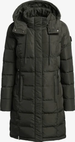 Khujo Manteaux Courts Manteau D’hiver Cups Femme Vert Foncé