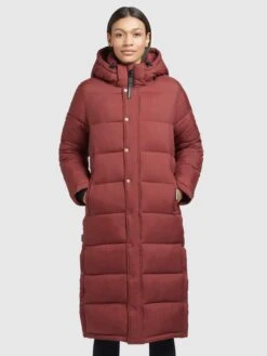 Khujo Manteaux Dhiver Manteau D’hiver Corinna Femme Rouge Rouille -Khujo 42317057291589d98f82a85256e7ab5c