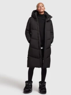 Khujo Manteaux Dhiver Manteau D’hiver Torino2 Femme Noir -Khujo 436ff5fa99035f54f38325ea56f81e23