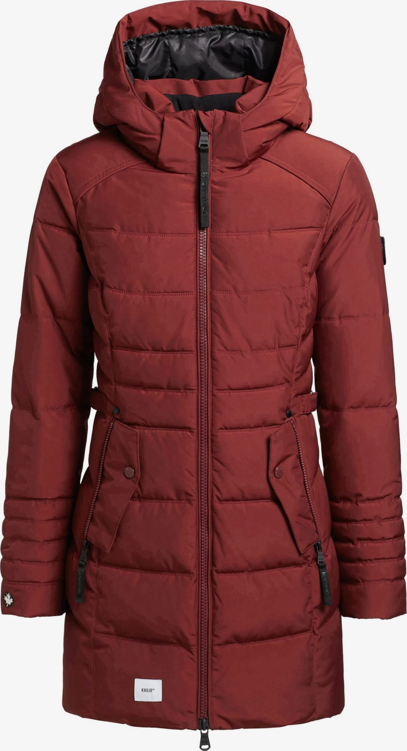Khujo Manteaux Courts Manteau Mi-saison Amaray 3 Femme Rouge Rubis 3 Khujo Manteaux Courts Manteau Mi-saison Amaray 3 Femme Rouge Rubis