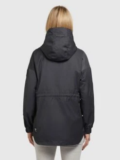 Khujo Vestes De Mi-saison Veste Mi-saison PRAYATA Femme Gris Foncé -Khujo 4773f1e57cfedd9eb9df06b9d1f3eecb